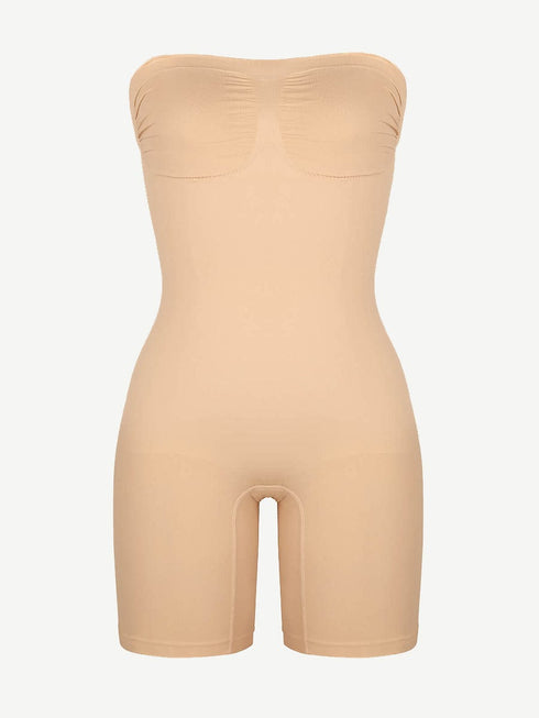 Wholesale Seamless Sculpt Strapless Shorts Butt Lift Shapewear